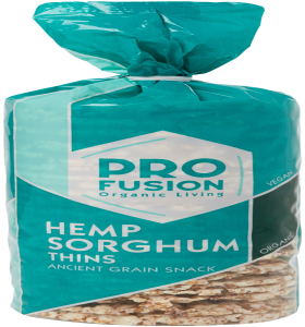 Profusion HEMP Sorghum Thins Organic, Wholegrain,Gluten free