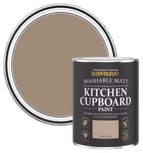 Rust-Oleum Brown Kitchen Cupboard Paint in Matt Finish - Salted Caramel 750ml