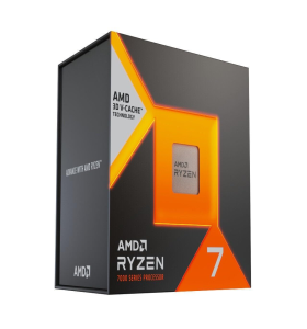AMD Ryzensets 7 7800X3D Processor with 3D V Cache technology (integrated Radeon Graphics, 8 cores/16 threads, 120W TDP, AM5 Socket, 104MB cache, up to 5.0 GHz max boost, no cooler)