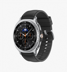 Samsung Galaxy Watch8 Classic 46mm, AI Smart Watch with Cushion Design and Rotating Bezels, with Hybrid Band and Wearable Display, Bluetooth, Black, 3 Year Extended Warranty (UK Version)