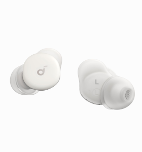 soundcore Sleep A30 by Anker, Ultra‑Comfortable Earbuds for Side Sleepers, Dedicated App, Sleep Monitoring, Soothing Sound Masking Technology for All‑Night Rest (White)